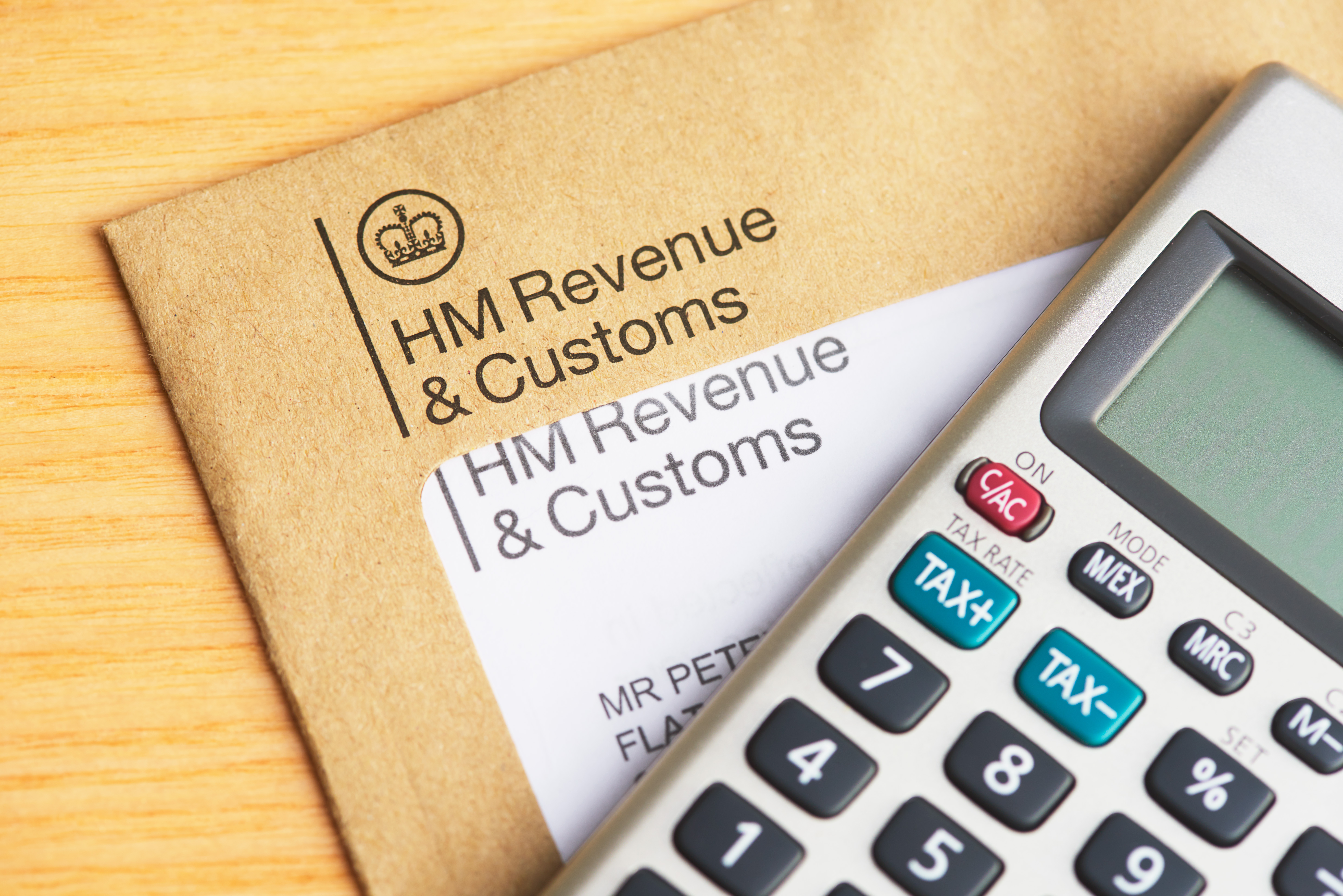 HMRC letter and calculator in pictures