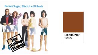 the rolling stones and Pantone brown