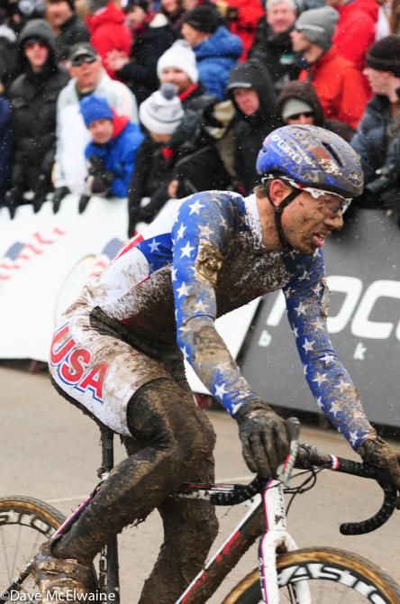 Jeremy Powers (USA) with one lap to go