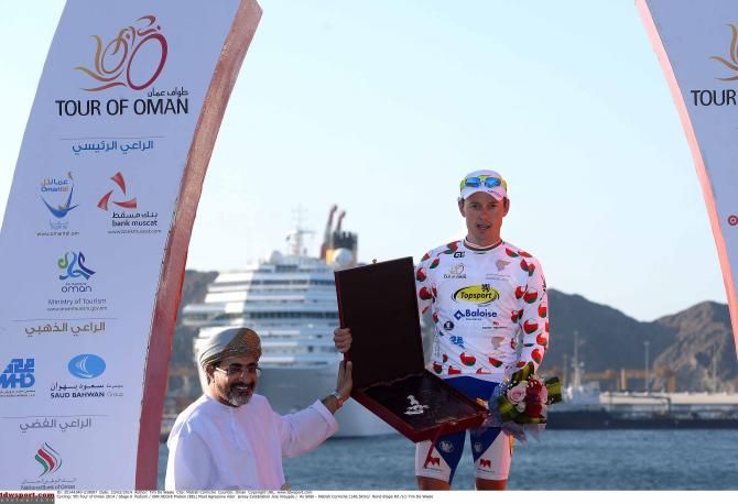 Preben Van Hecke (Topsport Vlaanderen-Baloise) was most aggressive rider at the Tour of Oman.