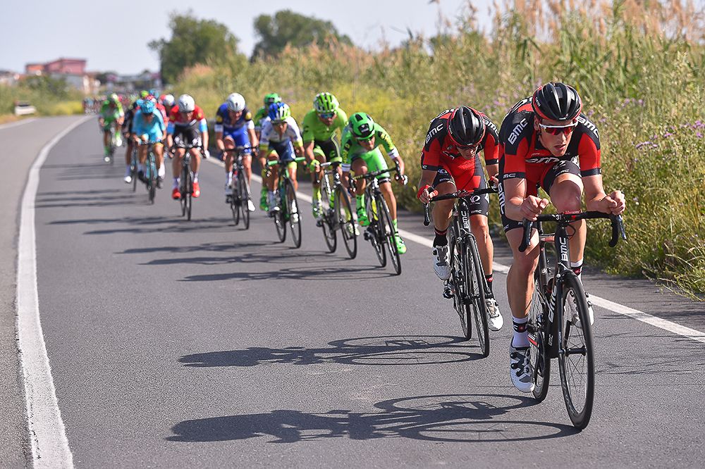 BMC on the attack during the Giro's fourth stage