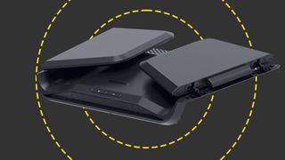 The Netgear Nighthawk with its wings closed