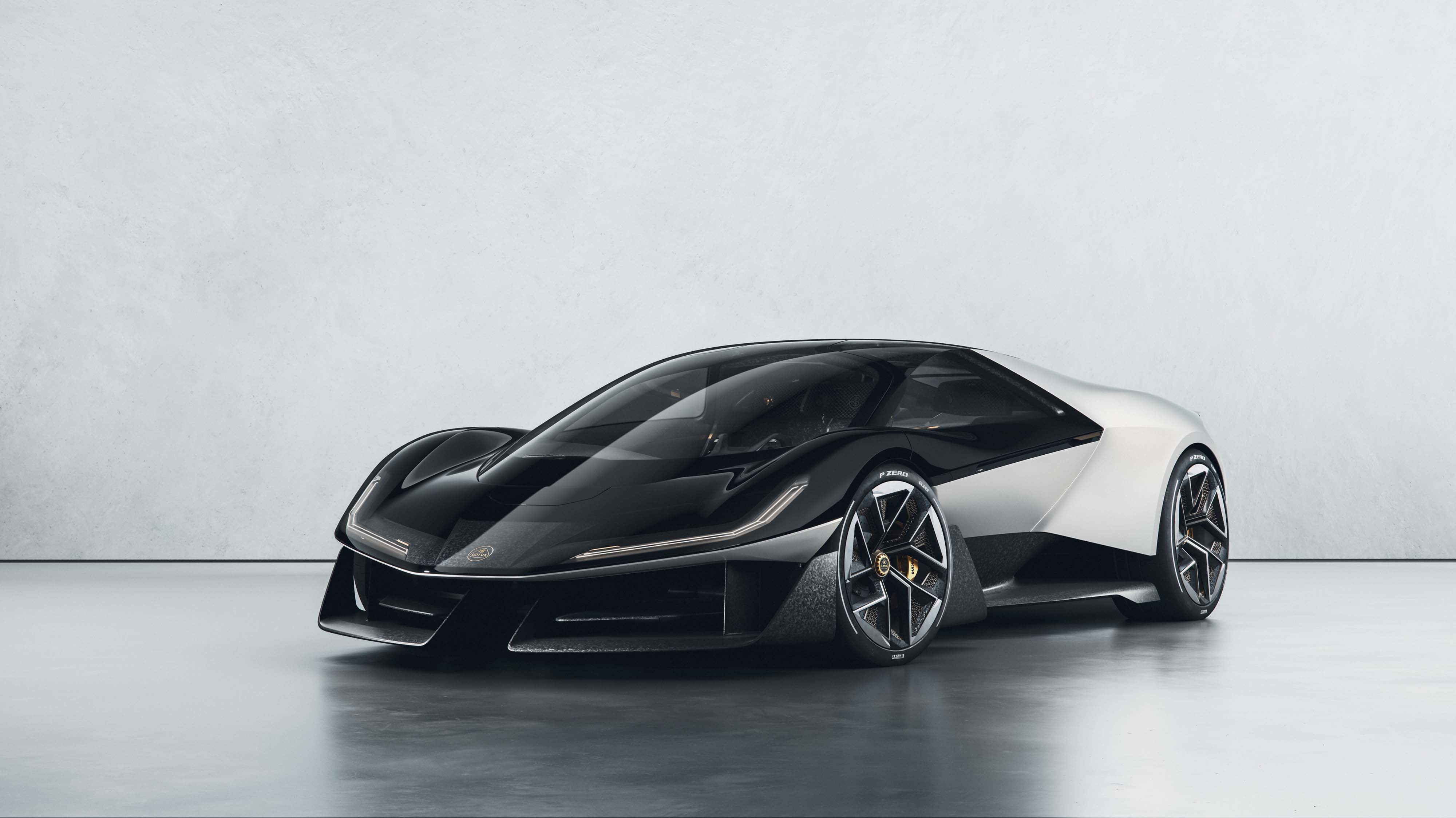 The 2024 Lotus Theory 1 concept, a design for a theoretical EV supercar