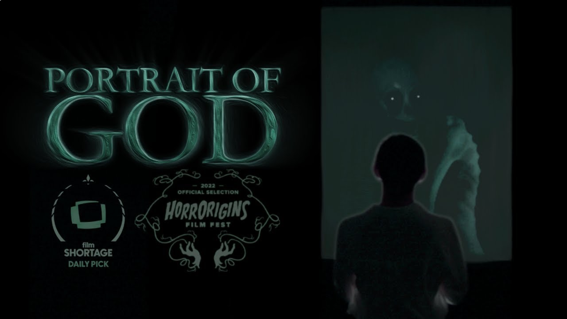 Portrait of God logo.
