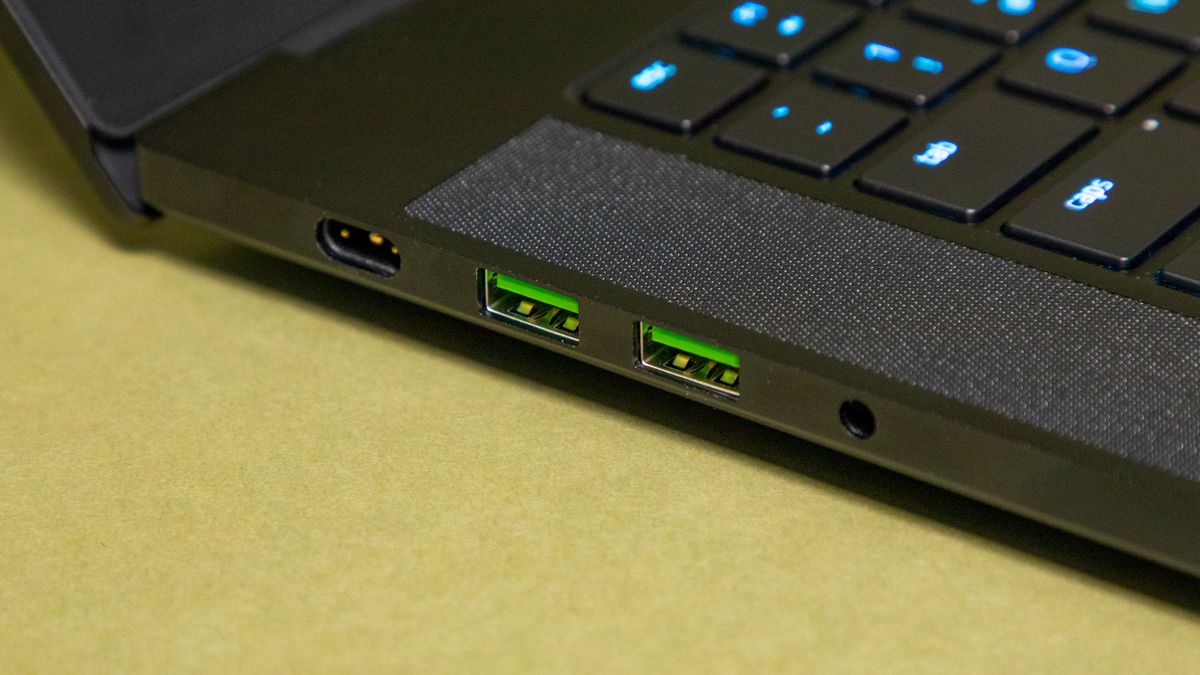 It has three USB 3.1 ports.