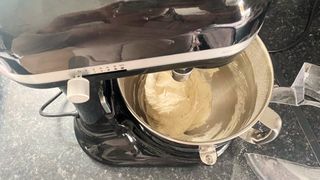 KitchenAid Pro Line Series Stand Mixer being tested in writer's home