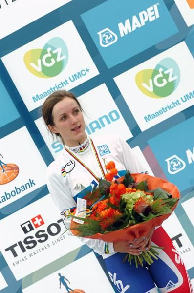 2012 Junior women's time trial world champion Elinor Barker (Great Britain)