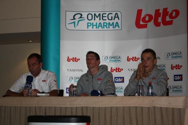 Marc Sergeant, Jurgen Van Den Broeck and Philippe Gilbert