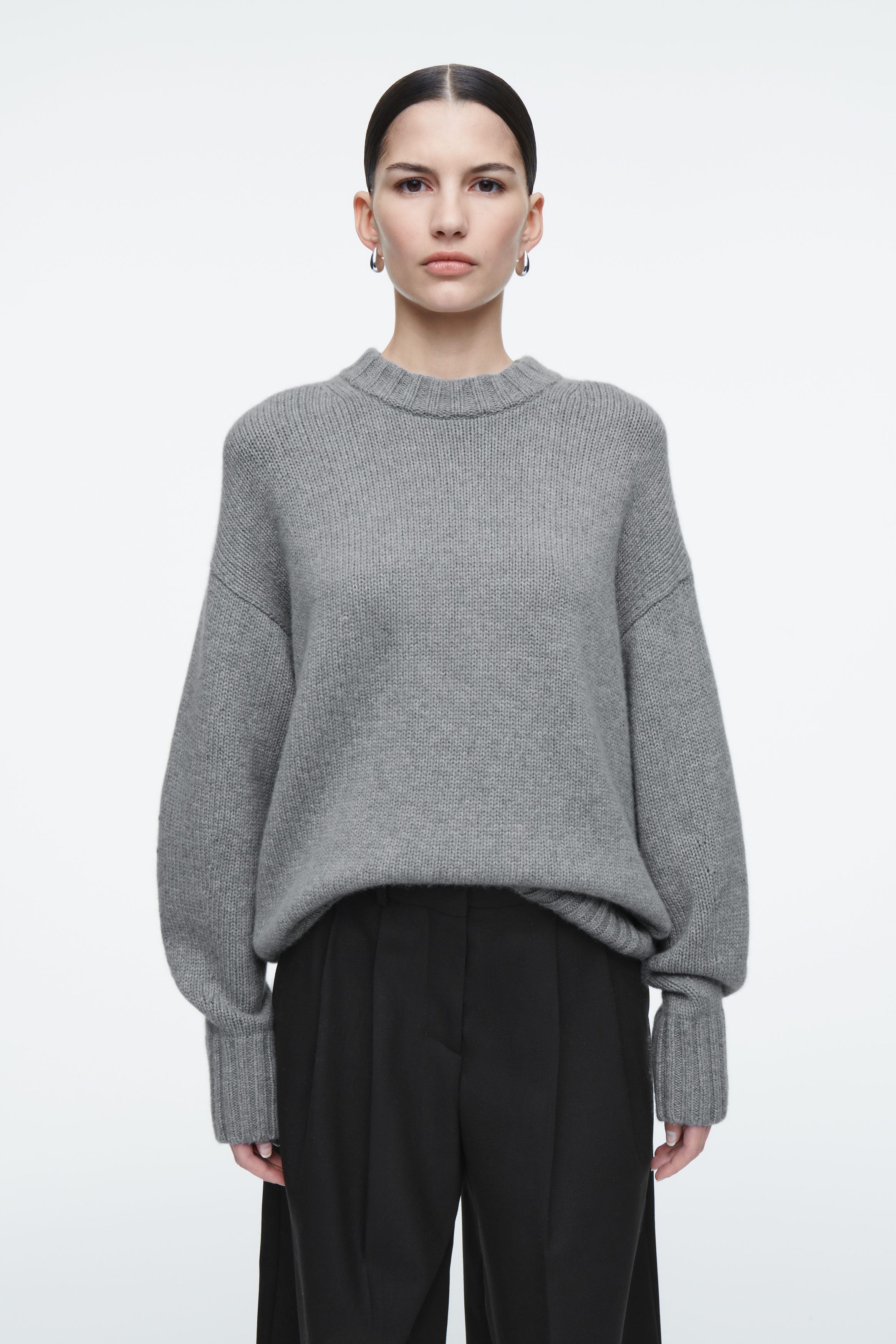 Chunky Cashmere Crew-Neck Jumper