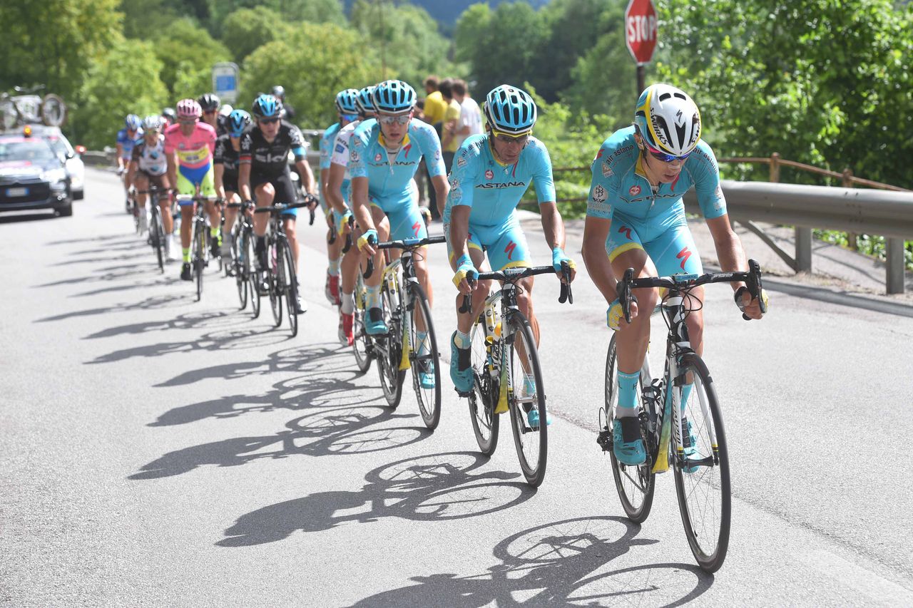 The Astana train was in full force