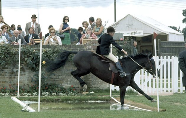 Nick Skelton riding Prince Tarquin in the 1970 Junior Championships at Hickstead. (Photo by Ed Lacey/Popperfoto/Getty Images)