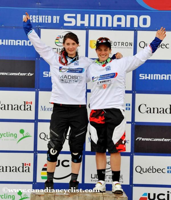 World Cup Leaders: Manon Carpenter and Tracy Moseley