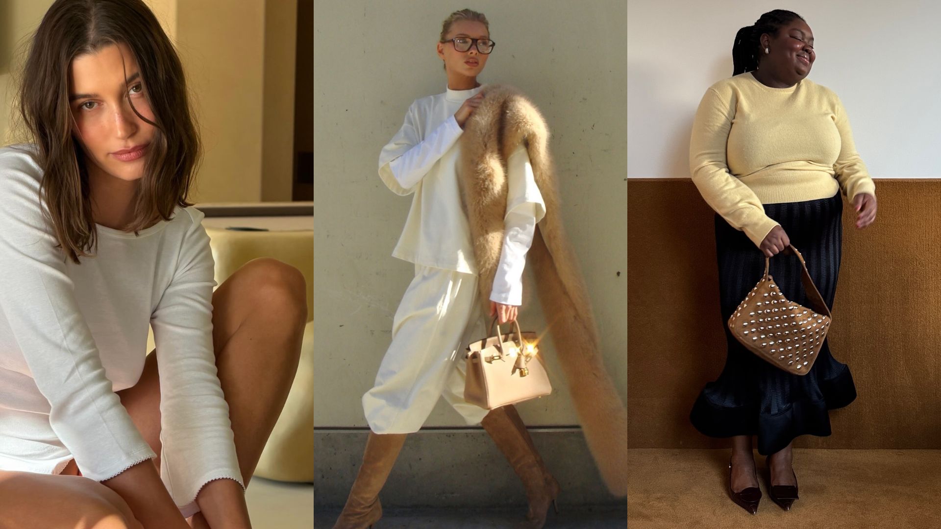 A collage of the best long-sleeved tops.