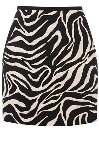 Oasis Zebra Texture Mini Skirt, £35