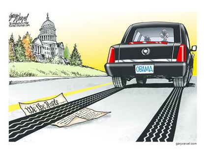 Obama cartoon executive order immigration
