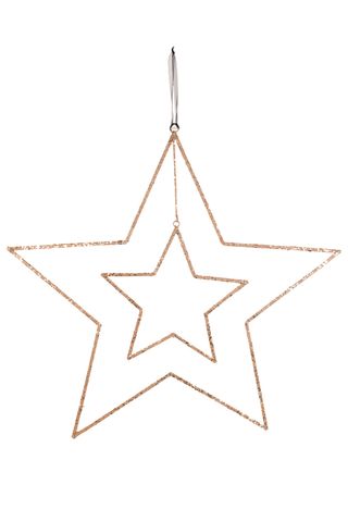 Glitter Star Decoration, £16