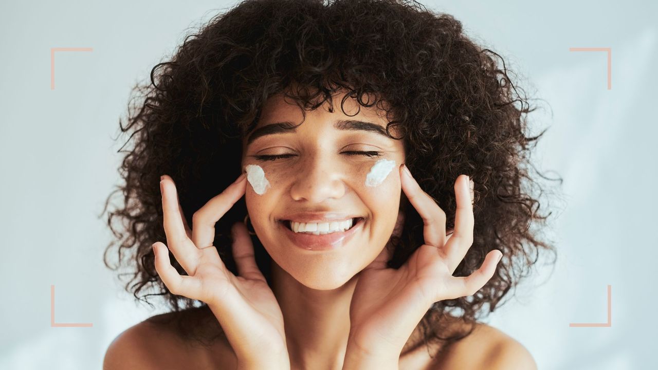 an image of a woman using 5-minute face masks 