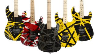 Five Eddie Van Halen-played Charvel Art Series guitars