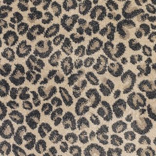 denim leopard carpet