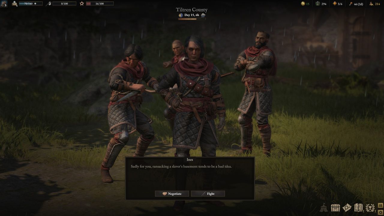 Wartales the locked door