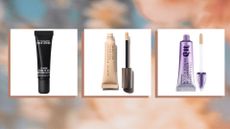 three of the best eyeshadow primers from MAC, Beauty Pie and Urban Decay
