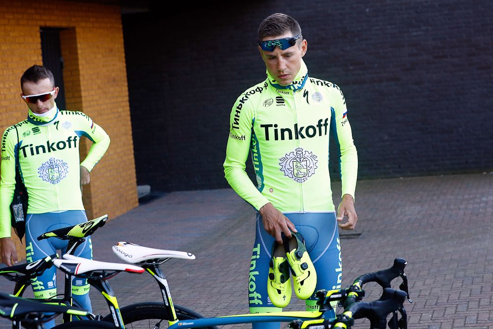 Tinkoff's Rafal Majka and Pawel Poljanski