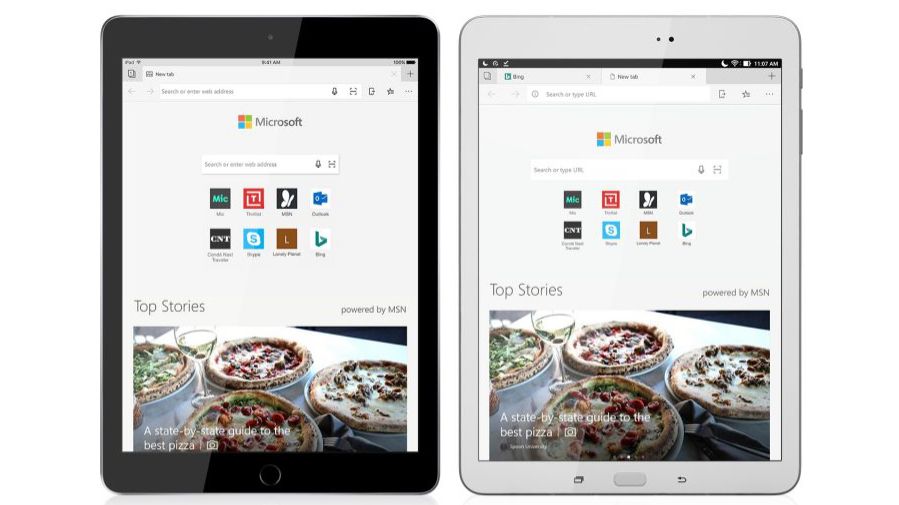 Microsoft Edge browser arrives on iOS and Android tablets TechRadar