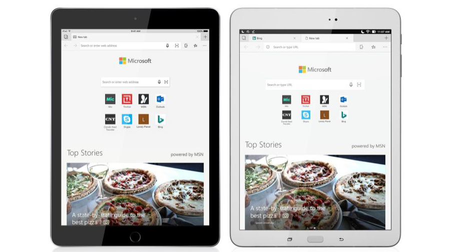 Microsoft Edge Browser Arrives On Ios And Android Tablets Techradar 7522