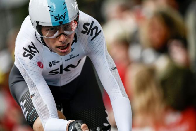 Christian Knees racing on home turf at the Tour de France