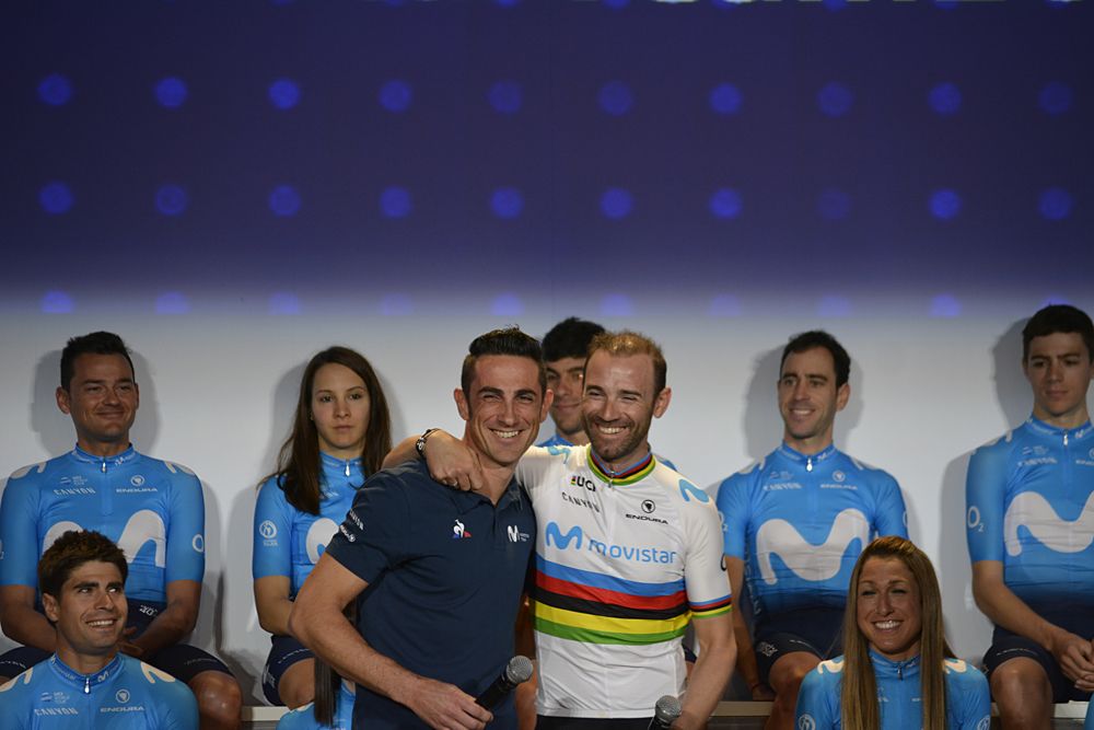 Movistar present 2019 men's and women's teams in Madrid - sponsor booths