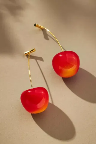 Cherry Drop Earrings