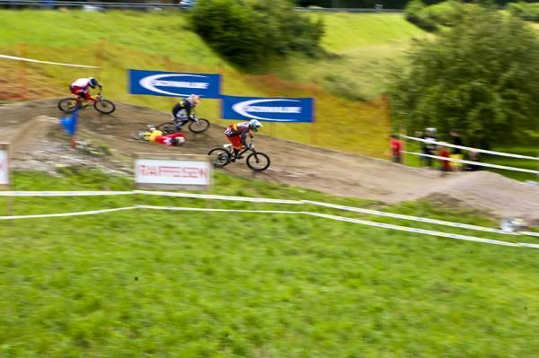 Four cross racers in the Euro 4X series
