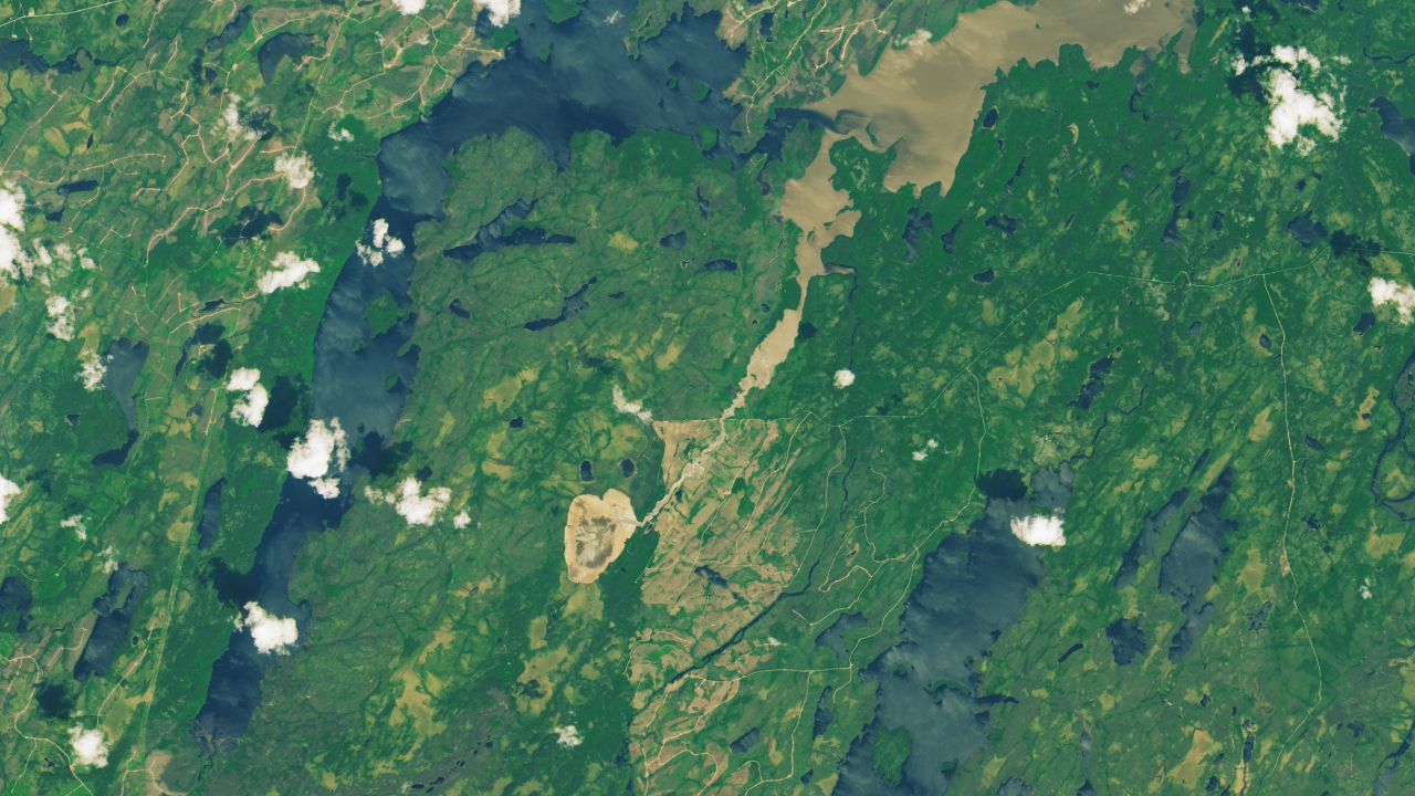 Big lake in Quebec suddenly disappears, satellite finds | Space photo of the day for August 1, 2025