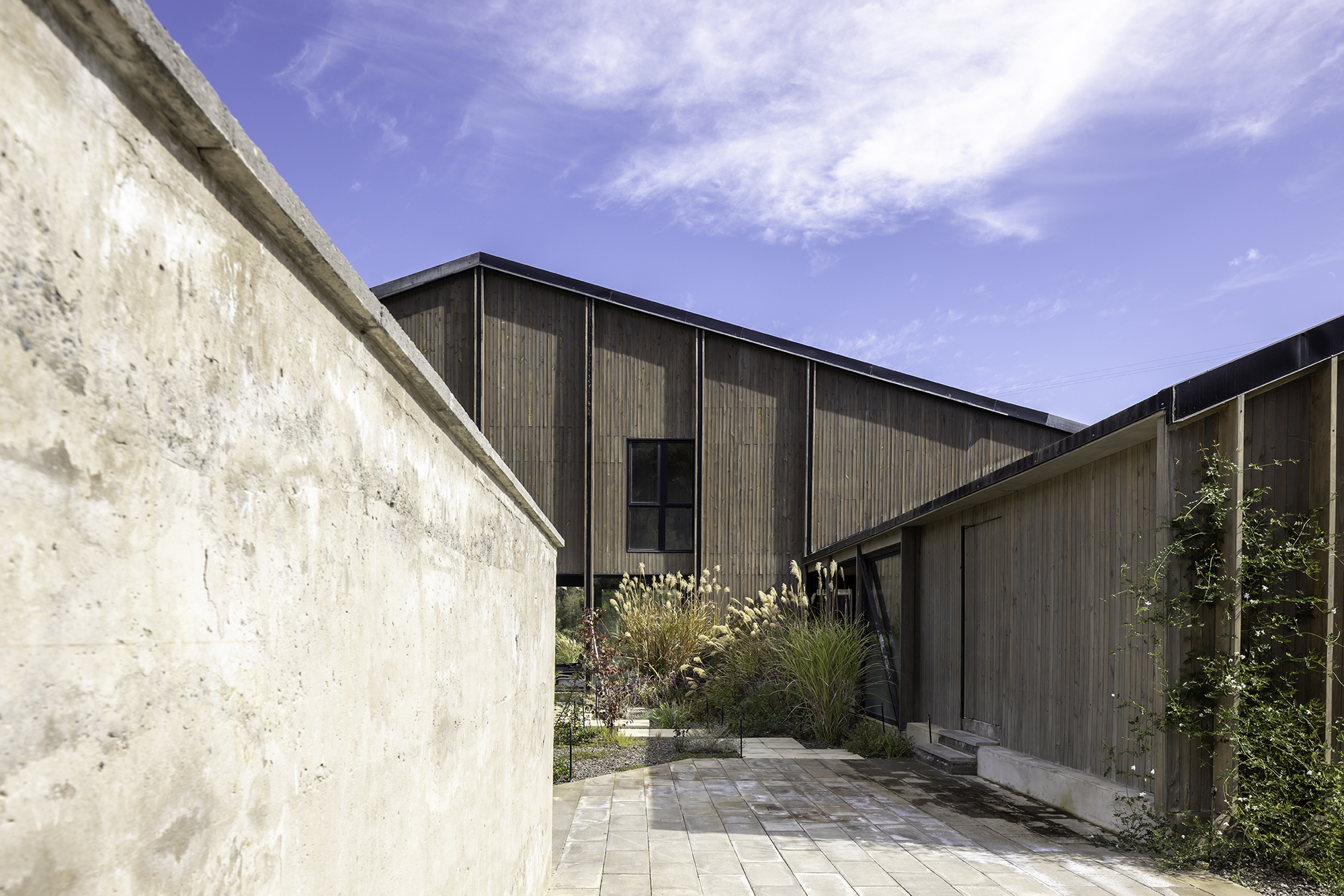 timber structure Chilean holiday home