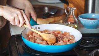 Chicken in skillet