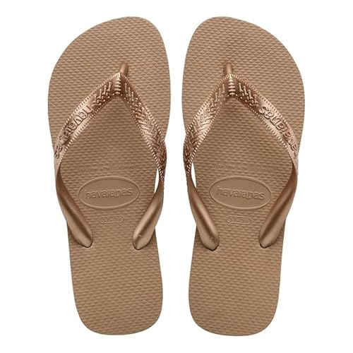 Havaianas Top Tiras Women Flipflop Rose Gold 6.5/7 Uk