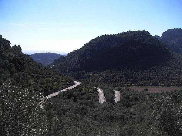 Rolling terrain covers most of the Majorca landscape,