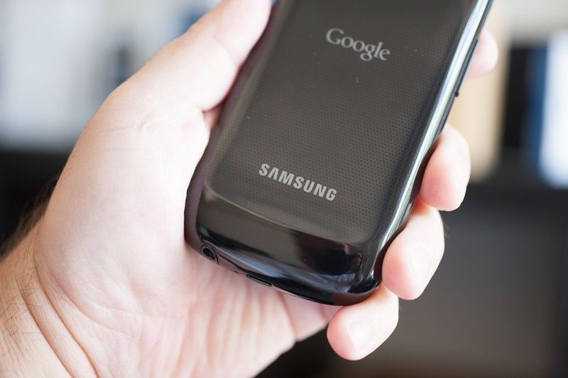 Samsung Nexus S &mdash;&nbsp;note the reverse chin