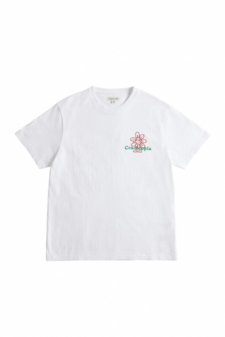 Relaxed T Shirt In 95% Recycled Cotton: Flower Watcher
