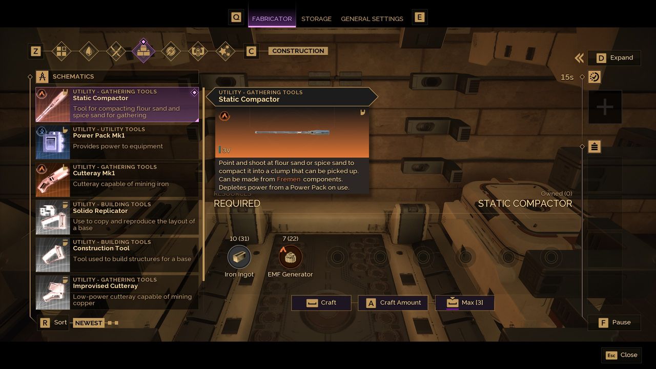 Dune: Awakening Trial of Aql locations - Static Compactor