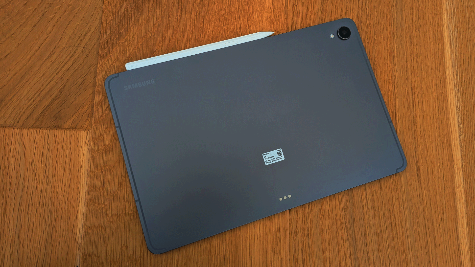 The Samsung Galaxy Tab S11 on a desk