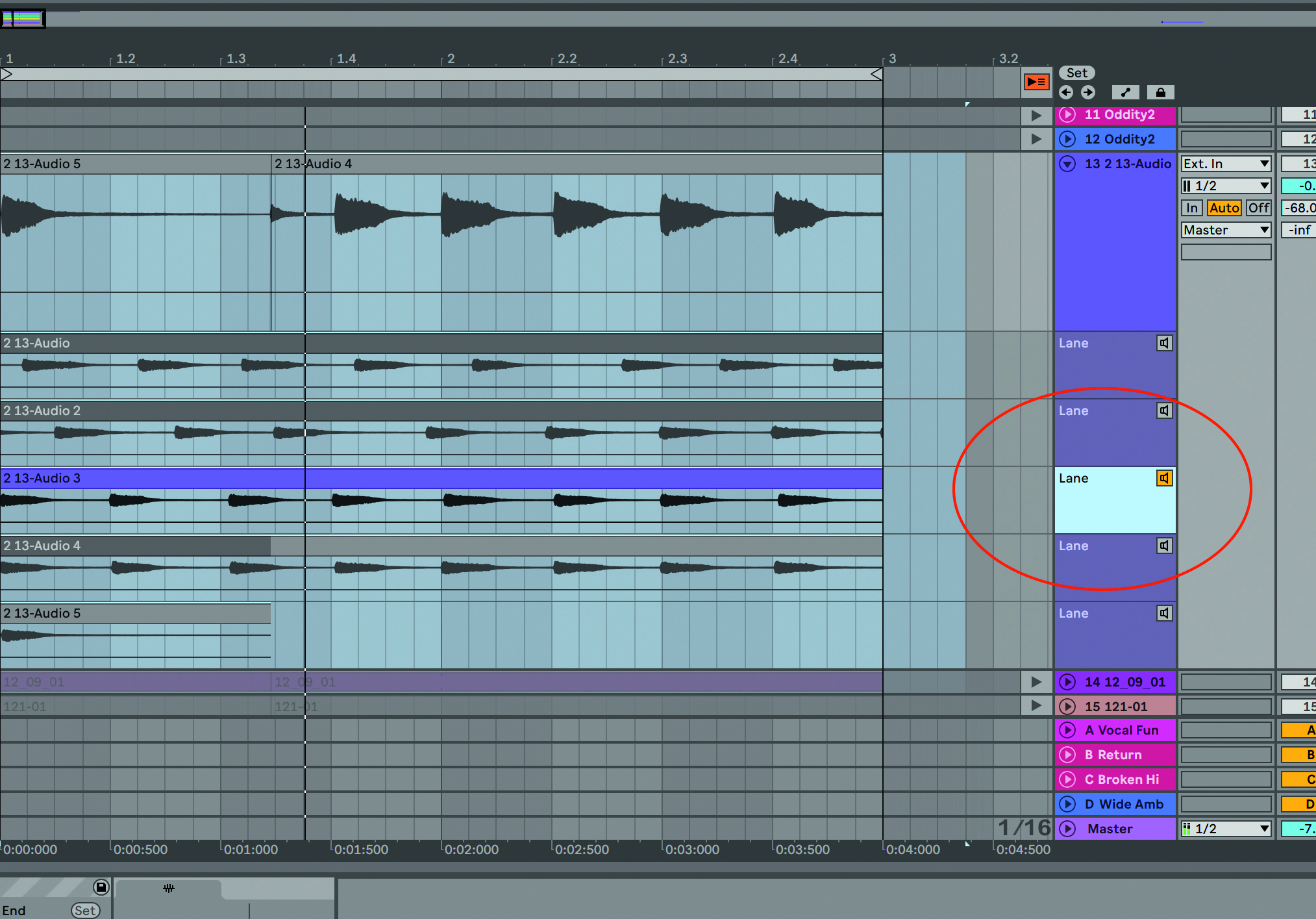 Recording vocals