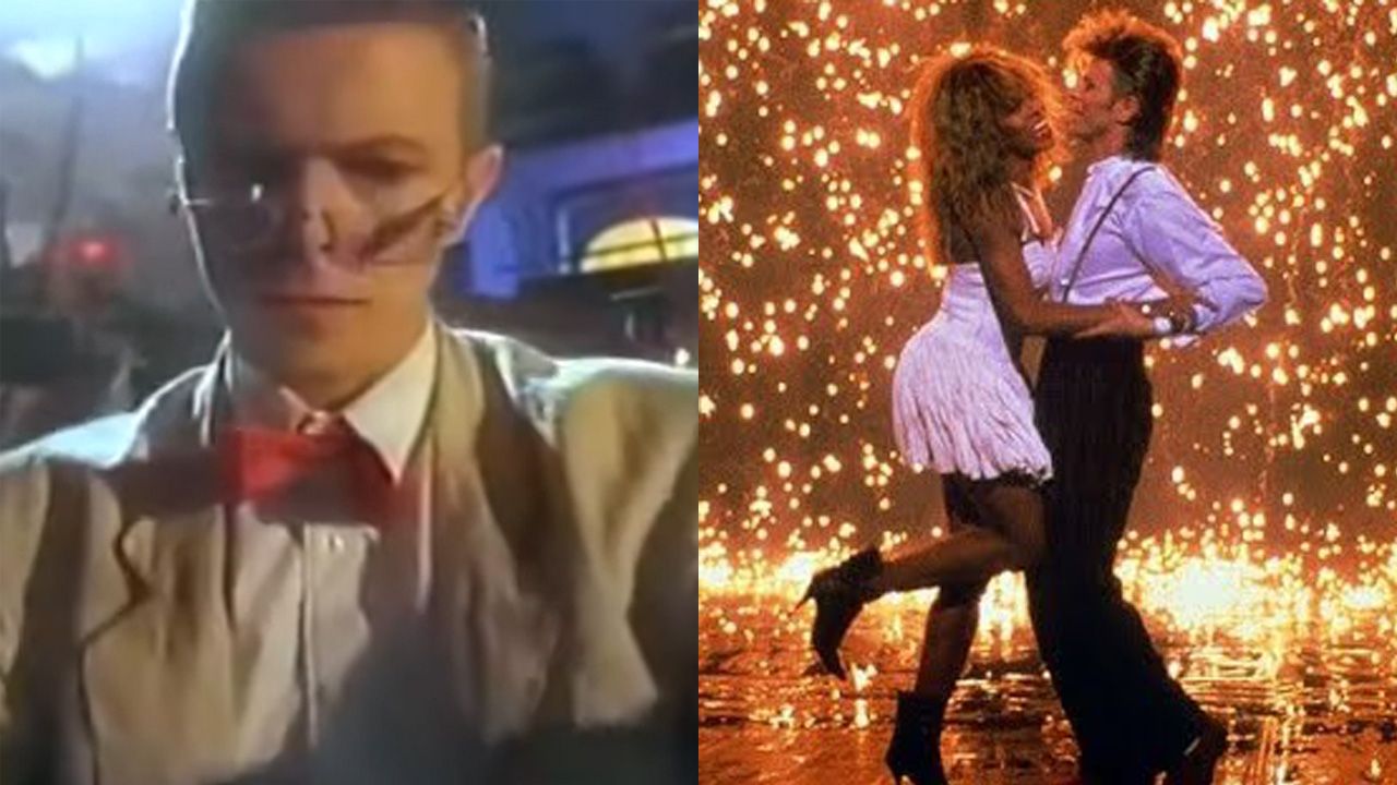 Watch David Bowie create Tina Turner in a laboratory in this 1987 Pepsi