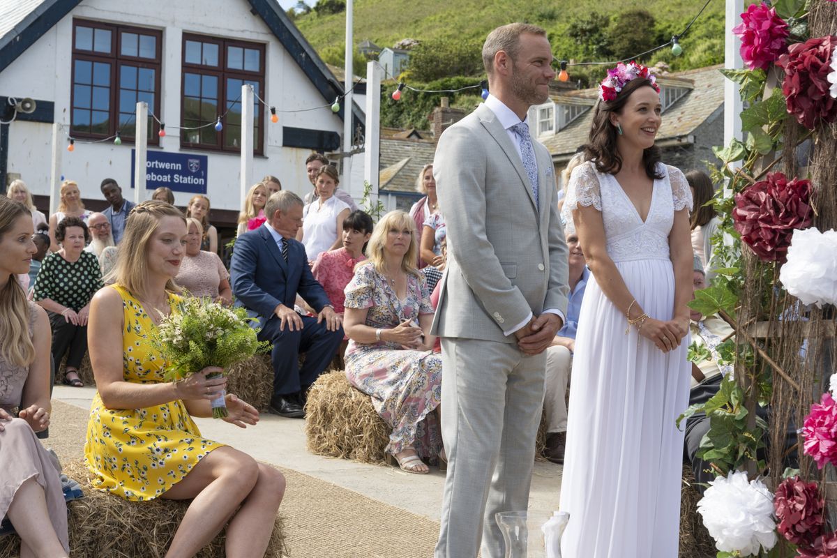 Ex EastEnders star Joe Absolom getting married in Doc Martin as Al to Morwenna