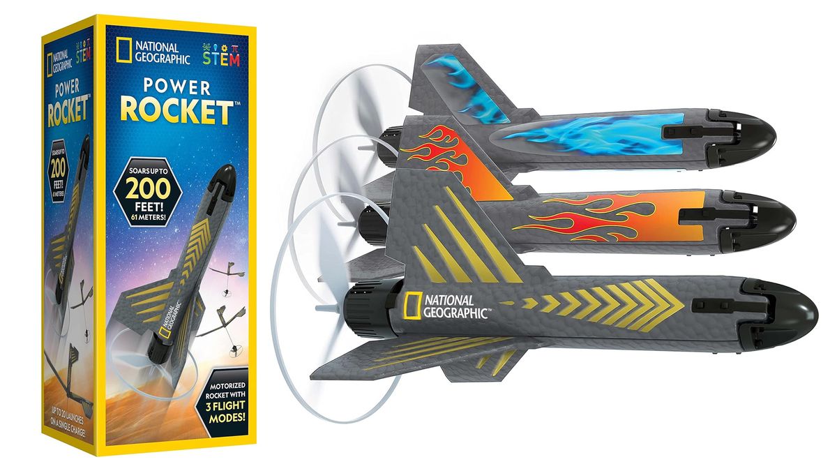 Save over $15 on National Geographic's Power Rocket for kids | Space