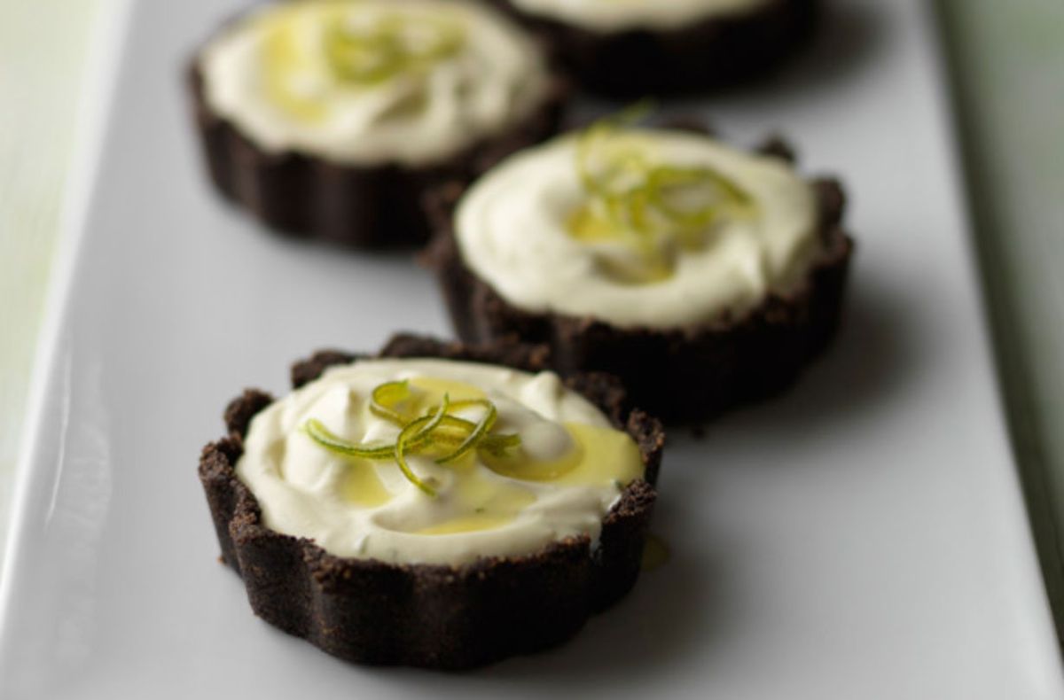 Hairy Bikers' zesty lime tarts Dessert Recipes GoodtoKnow