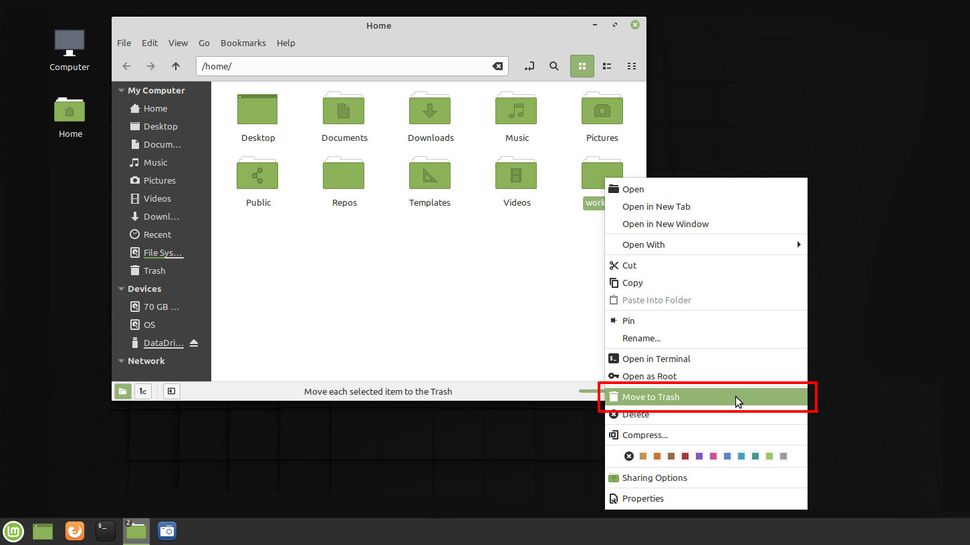 Как удалить файл в linux. Как удалить каталог в linux через терминал.