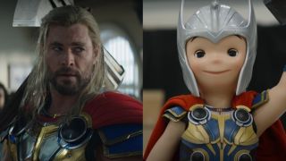 Chris Hemsworth as Thor in LOve and Thunder/ Thor doll for It&#039;s a Small World