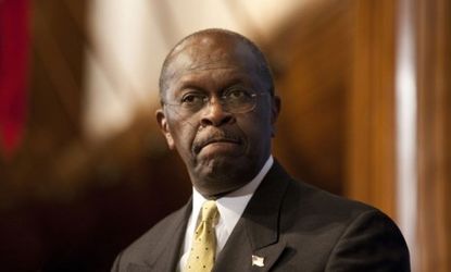 If Herman Cain's alleged 13-year affair ends his presidential campaign, Mitt Romney, who boasts a 42-year marriage, could benefit, some suggest.