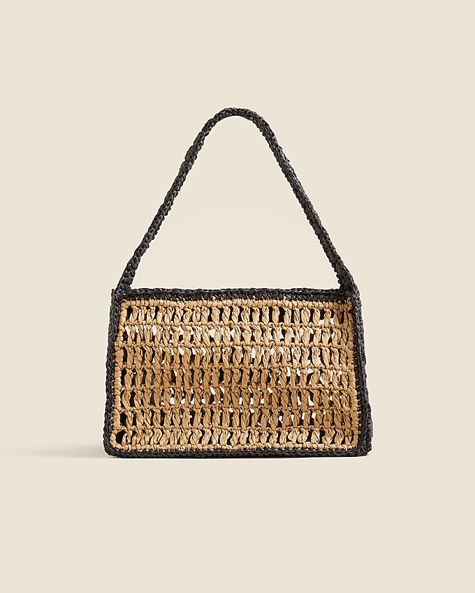 Paros Open-Weave Bag in Straw